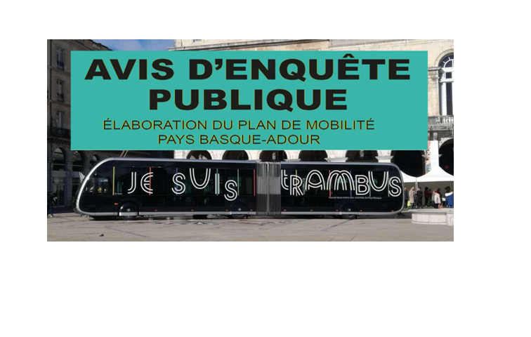 PLAN DE MOBILITES : PARTICIPEZ A L’ENQUÊTE PUBLIQUE